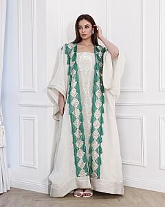 Agreen gold abaya