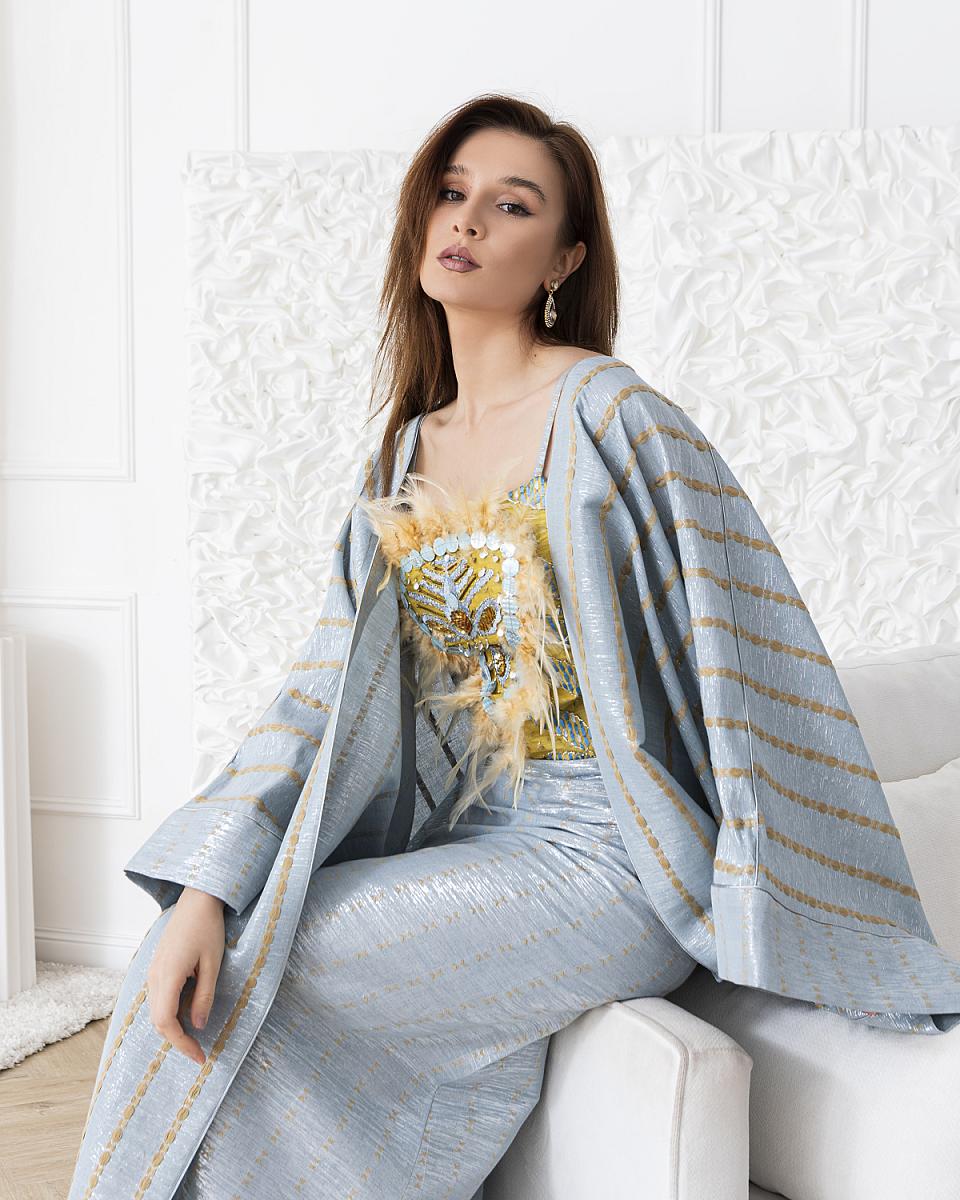 A sky-inspired abaya