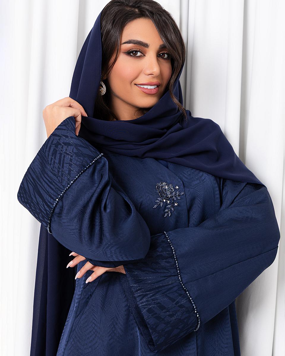 nave blue abaya