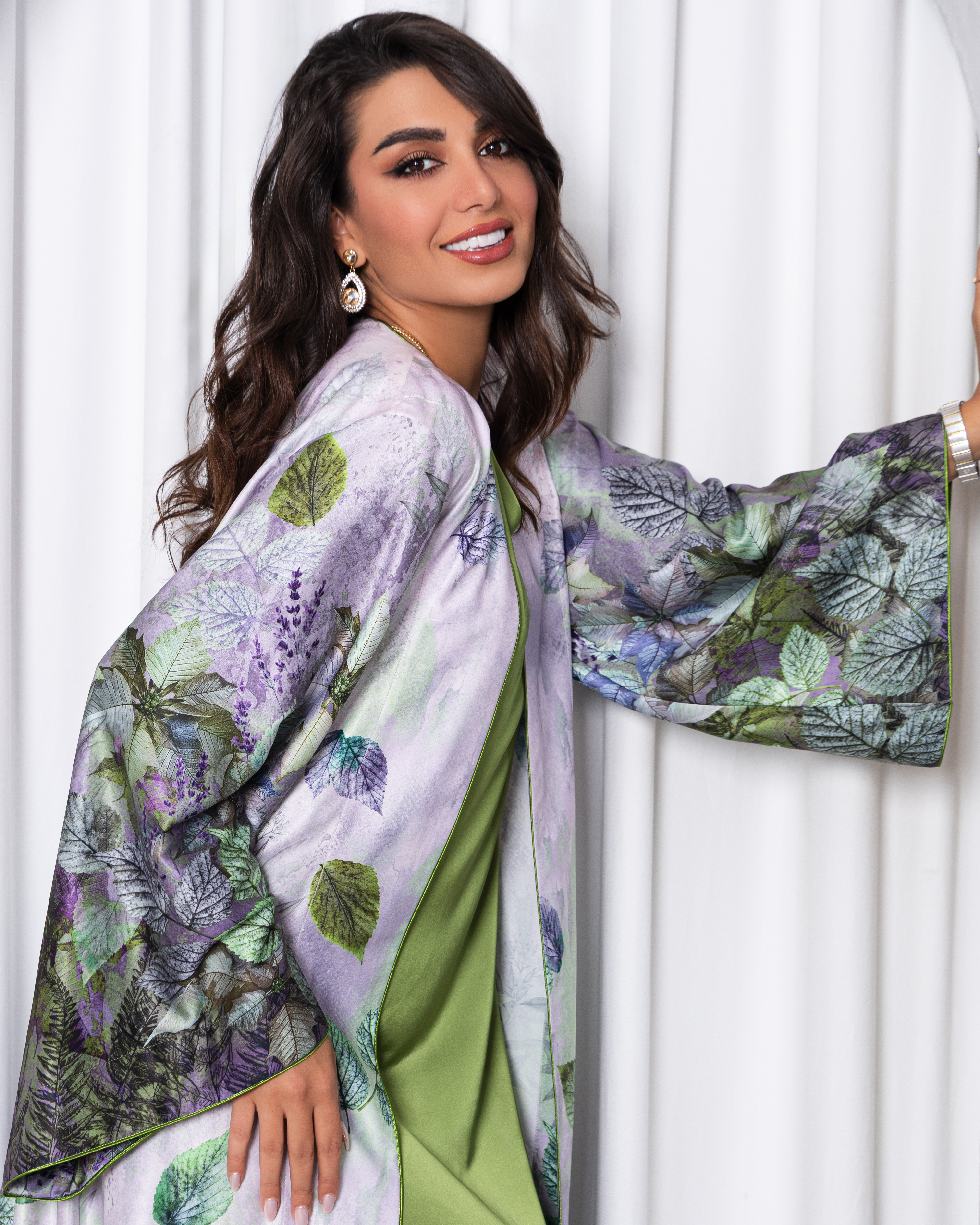 green opal abaya - Image 1